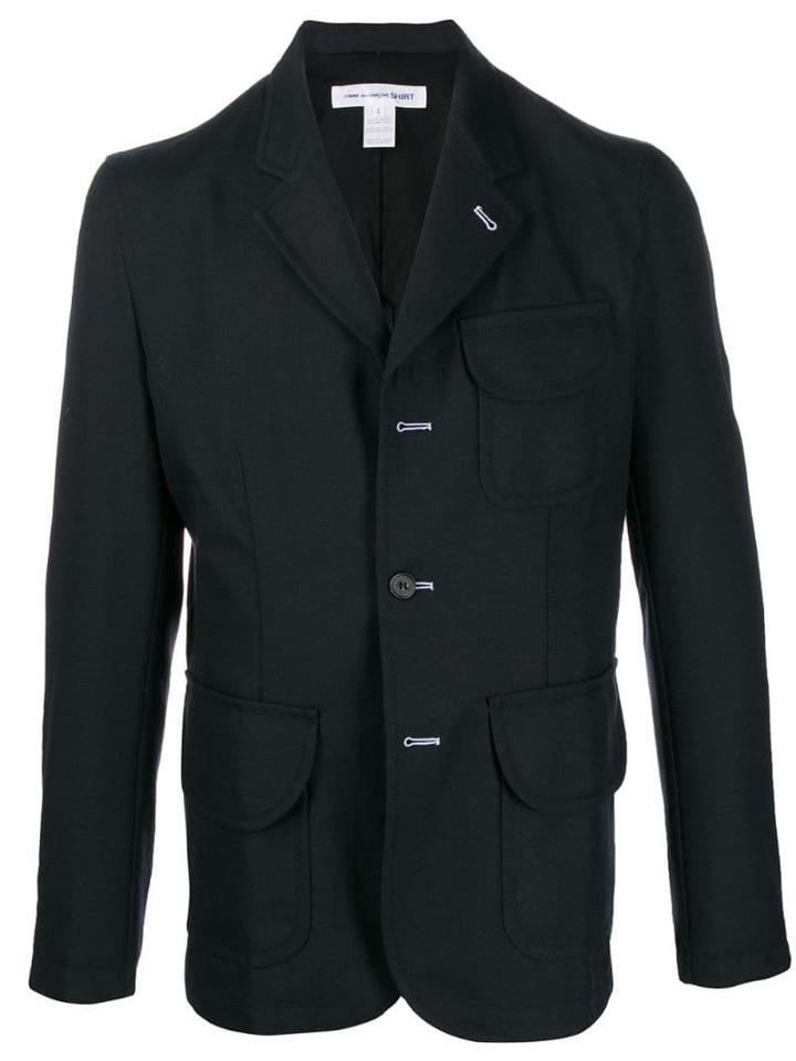 Comme Des Garçons Shirt Flap Pocket Blazer - Blue