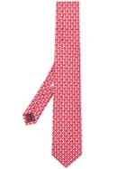 Salvatore Ferragamo Micro-pattern Tie - Red