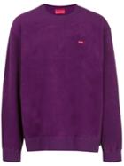 Supreme Polartec Small Box Sweatshirt - Purple