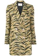 Giuseppe Di Morabito Double-breasted Animal Pattern Blazer - Neutrals