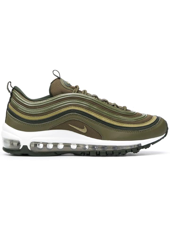 Nike Futuristic Style Sneakers - Green