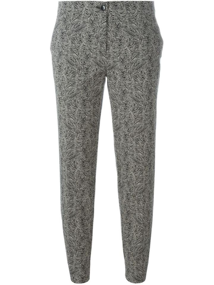 Etro Micro Zebra Print Trousers