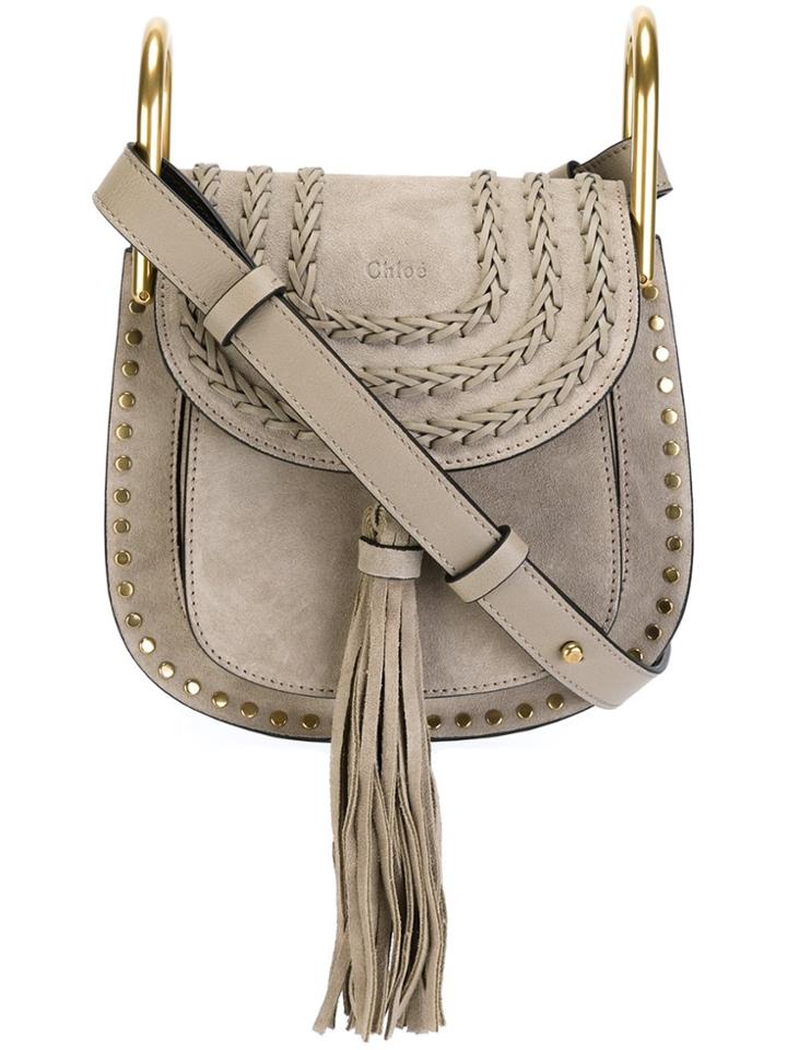 Chloé Mini Hudson Shoulder Bag - Grey