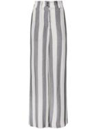 Lost & Found Ria Dunn Striped Straight Trousers