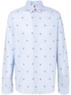 Ps By Paul Smith - Striped Astronaut Shirt - Men - Cotton - S, Blue, Cotton