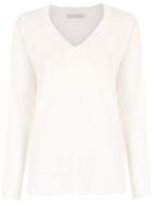 Alcaçuz Jequitiba Knitted Sweater - White