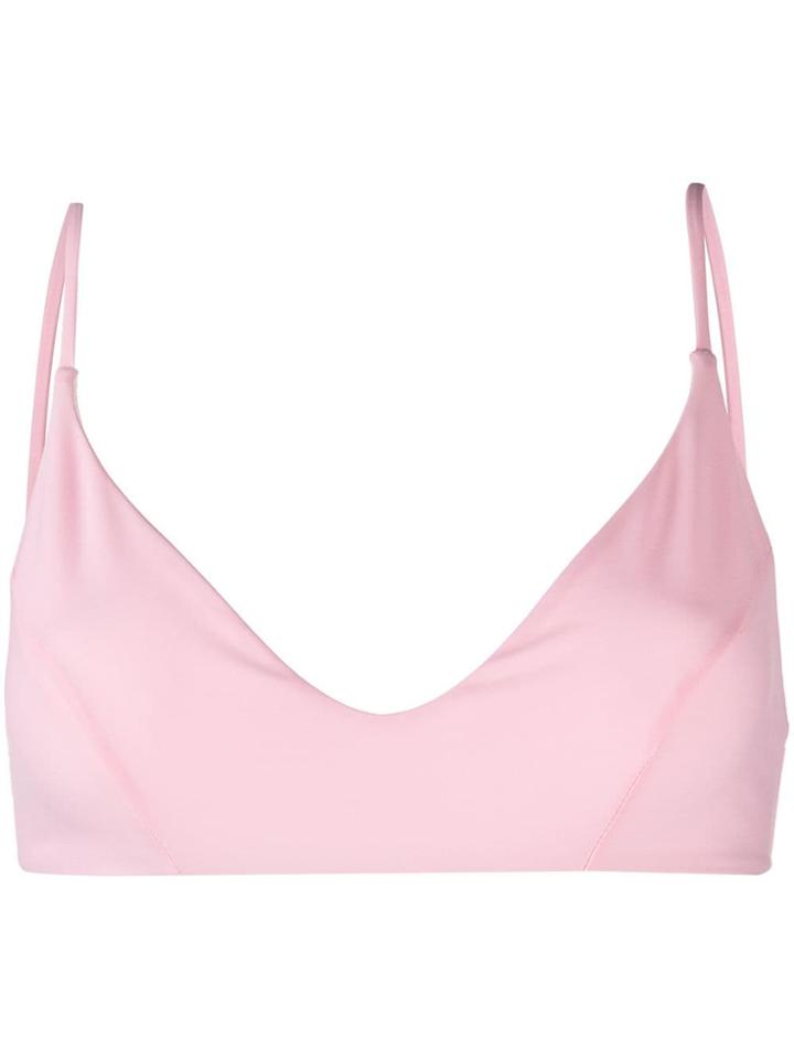 Natasha Zinko Fitted Bikini Top - Pink