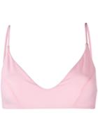 Natasha Zinko Fitted Bikini Top - Pink