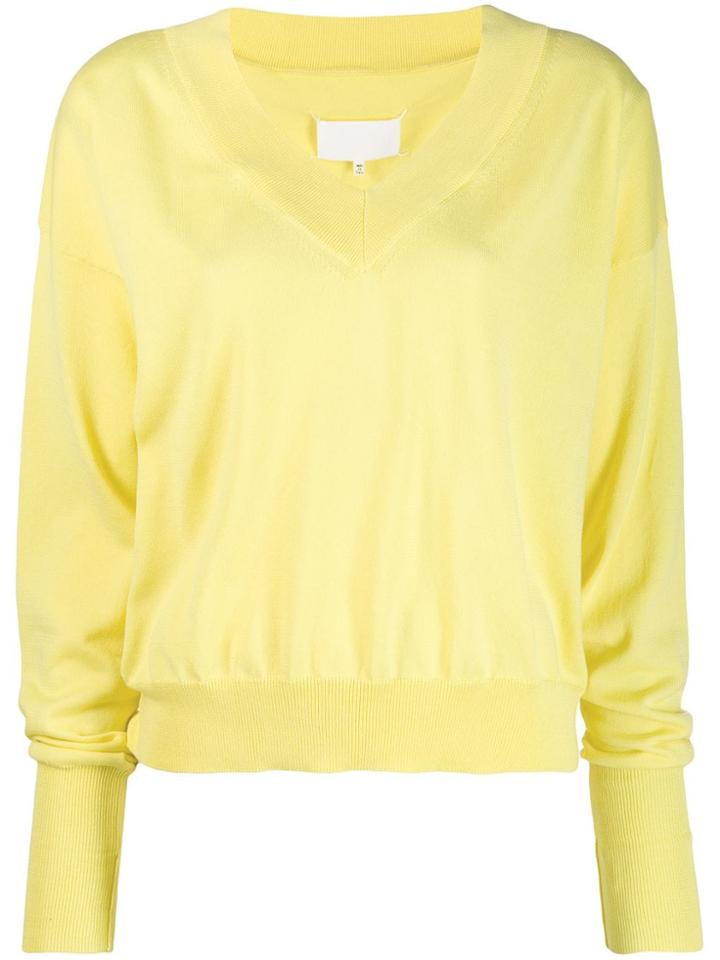 Maison Margiela Relaxed-fit Pullover - Yellow