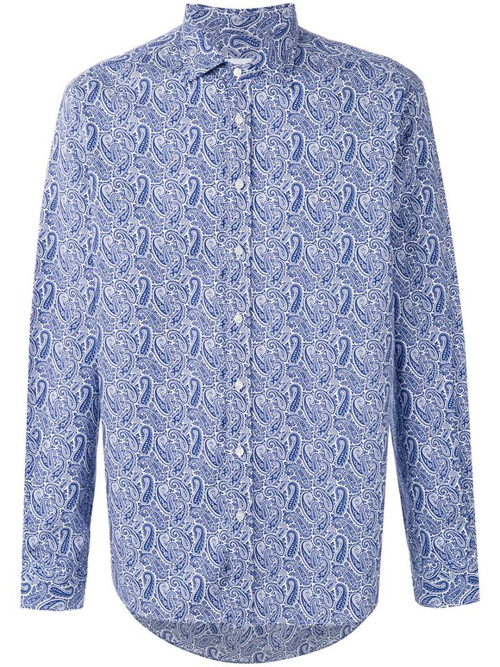 Etro - Paisley Print Shirt - Men - Cotton - Xxxl, White, Cotton