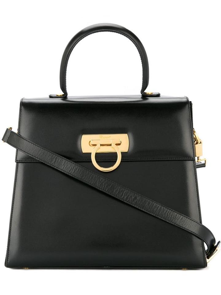 Salvatore Ferragamo Pre-owned Gancini 2way Hand Bag - Black