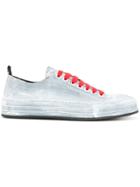 Ann Demeulemeester Painted Low-top Sneakers - Blue