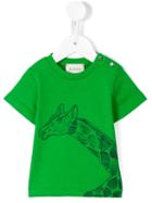 Gucci Kids Giraffe Print T-shirt, Infant Boy's, Size: 9-12 Mth, Green
