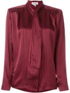 Louis Feraud Vintage Striped Shirt, Women's, Size: 44, Red