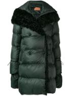 Yves Salomon Double-breasted Padded Coat - Green