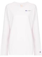Champion Logo Embroidered Top - Pink