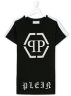 Philipp Plein Junior Teen Just Wanna Be T-shirt - Black