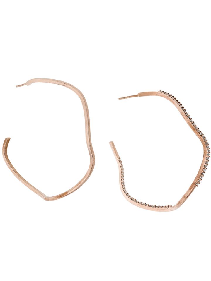 Maha Lozi Wavelength Earrings - Metallic