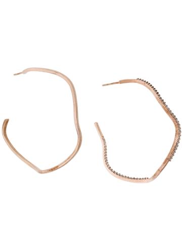 Maha Lozi Wavelength Earrings - Metallic