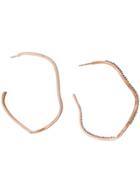 Maha Lozi Wavelength Earrings - Metallic