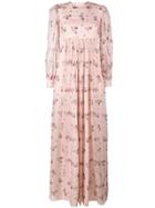 Emilia Wickstead Pia Maxi Dress - Pink & Purple