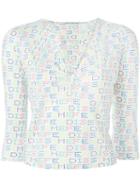 Fendi Vintage Logo Print Top