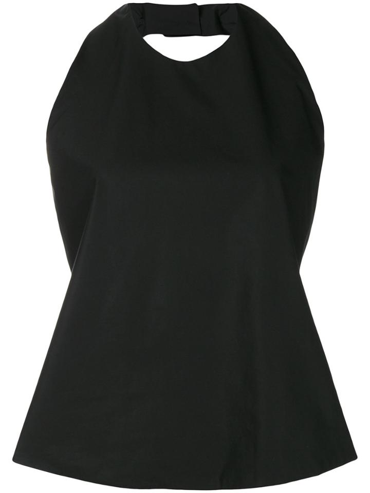 Jil Sander Halter-neck Fitted Top - Black