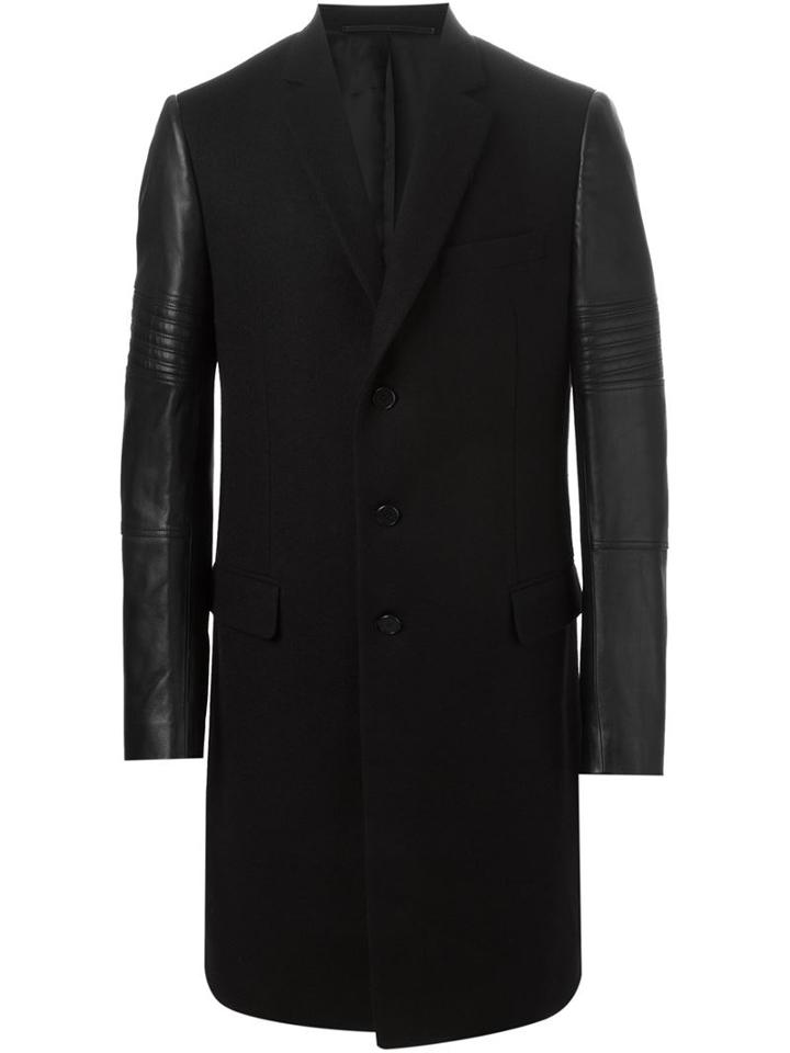 Givenchy Biker Sleeves Overcoat