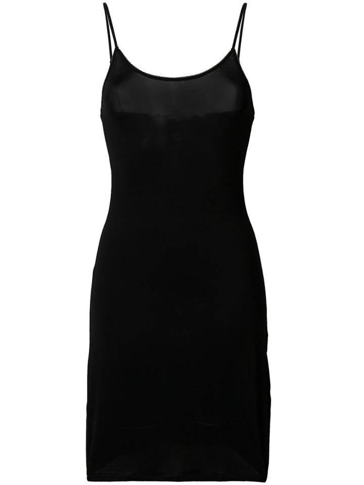 Ganni Spaghetti Strap Scoop Neck Vest - Black