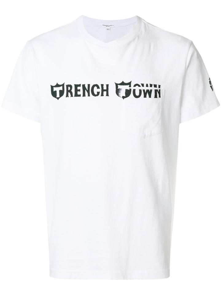 Engineered Garments Trench Town Slogan T-shirt - White