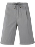 Brunello Cucinelli - Drawstring Shorts - Men - Cotton/spandex/elastane - 58, Grey, Cotton/spandex/elastane
