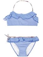 Burberry Kids - Striped Bikini - Kids - Polyamide/polyester - 14 Yrs, White