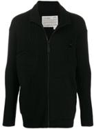 A-cold-wall* Knitted Zipped Cardigan - Black