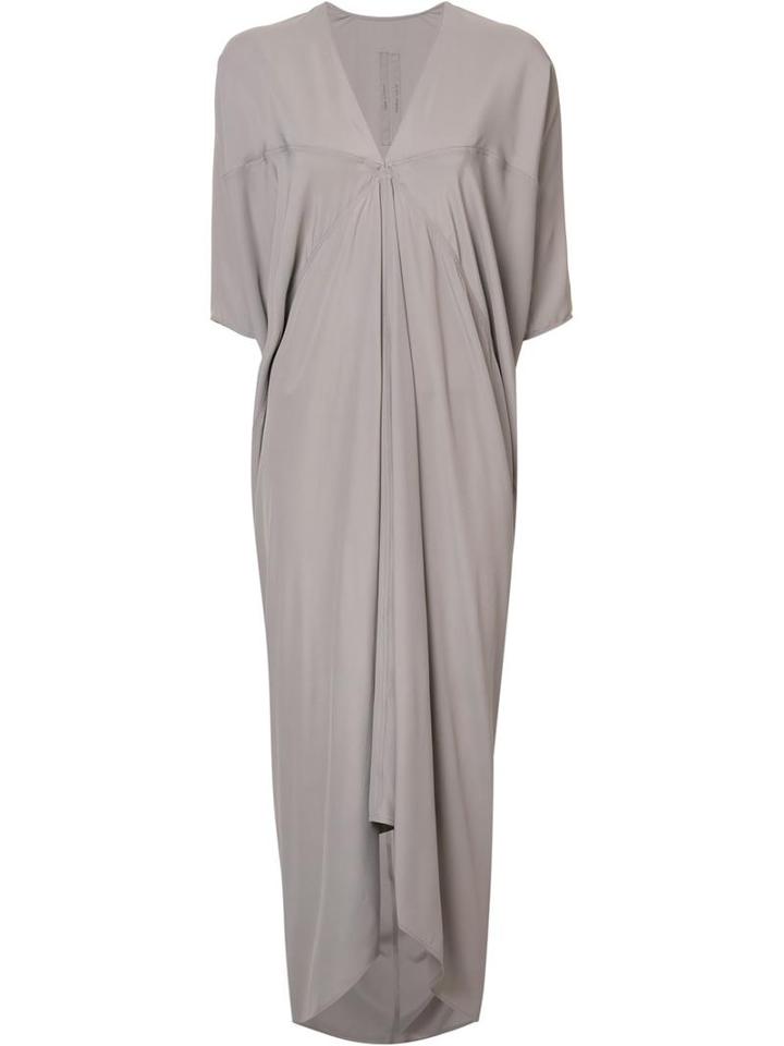 Rick Owens Kite Dress, Women's, Size: 38, Grey, Acetate/silk