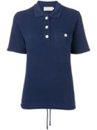 Maison Kitsuné Chest Pocket Polo Shirt - Blue