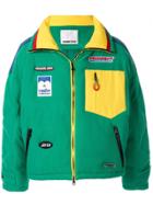 Ground Zero Logo Patch Zip-front Oversized Jacket - Green