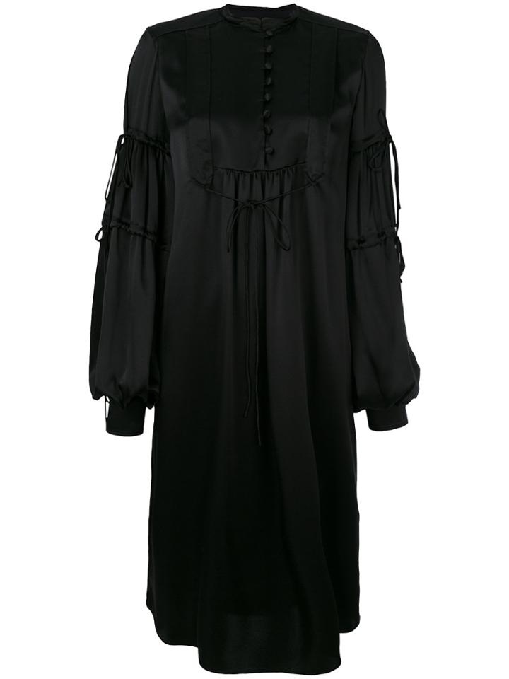 Veronique Branquinho Bell Sleeve Dress - Black
