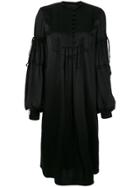 Veronique Branquinho Bell Sleeve Dress - Black