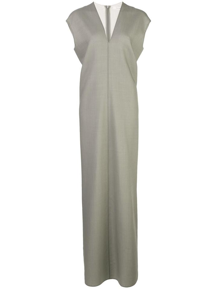 The Row Leanna Long Dress - Green