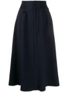 Zucca Midi A-line Skirt - Blue