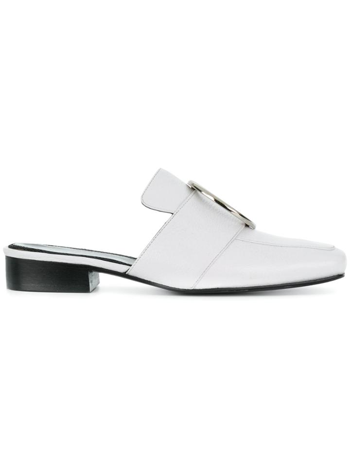 Dorateymur Oversized Ring Slippers - White