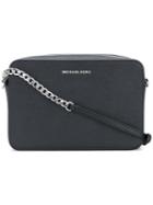 Michael Michael Kors Jet Set Large Cross Body Clutch Bag - Black