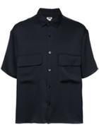 H Beauty & Youth Double Pocket Shortsleeved Shirt - Blue