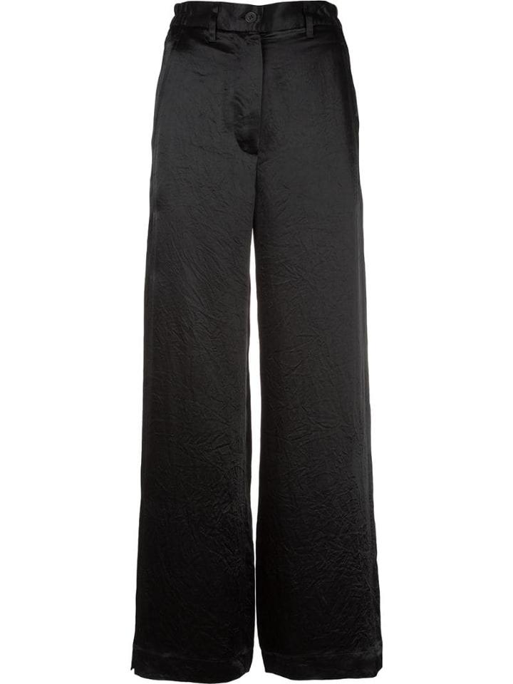 Ann Demeulemeester Wide-leg Tailored Trousers - Black