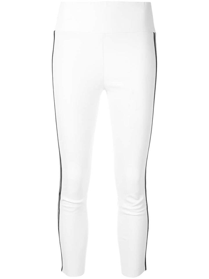 Sprwmn Athletic Capri Leggings - White