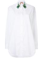 Nº21 Embroidered Collar Shirt - White