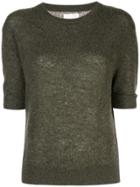 Khaite Short Sleeve Sweater - Green