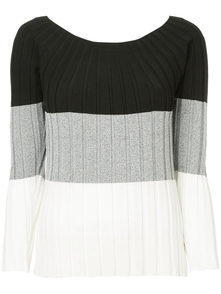 Des Prés Striped Boat-neck Jumper - Multicolour
