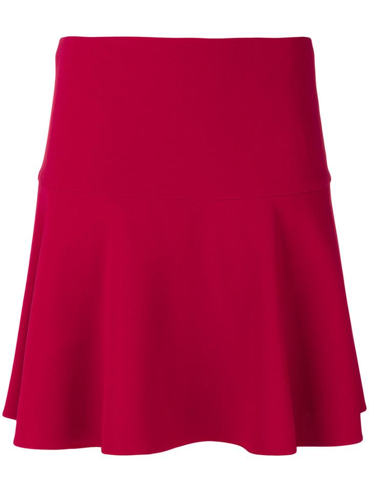 Red Valentino - Crepe Skirt - Women - Spandex/elastane/acetate/viscose - 44, Spandex/elastane/acetate/viscose