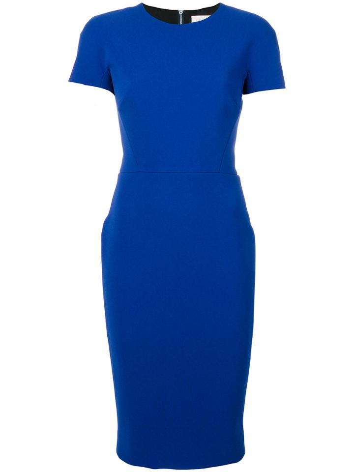 Victoria Beckham Fitted Dress - Blue